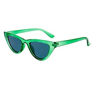 Translucent Emerald Green Cat Eye Sunglasses - NWT